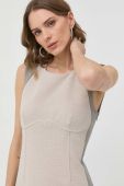 Сукня Patrizia Pepe колір бежевий maxi облягаюча (2955404)