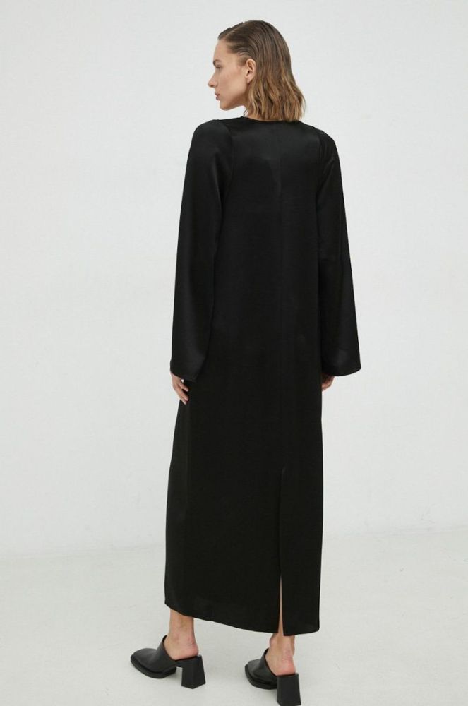 Сукня By Malene Birger Brynn колір чорний maxi пряма фото 3
