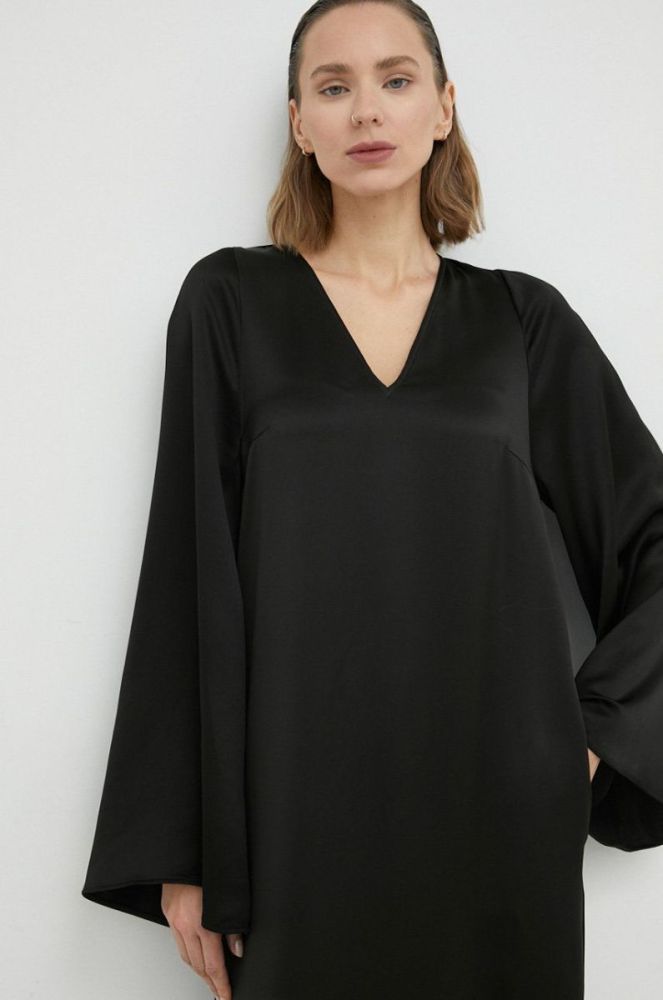 Сукня By Malene Birger Brynn колір чорний maxi пряма фото 4