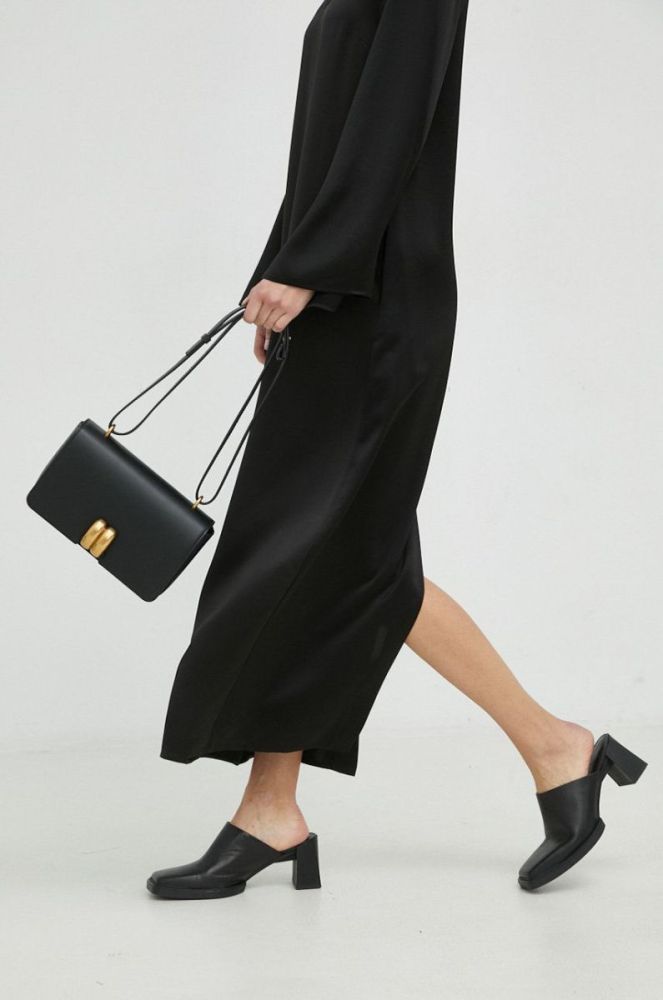 Сукня By Malene Birger Brynn колір чорний maxi пряма фото 5