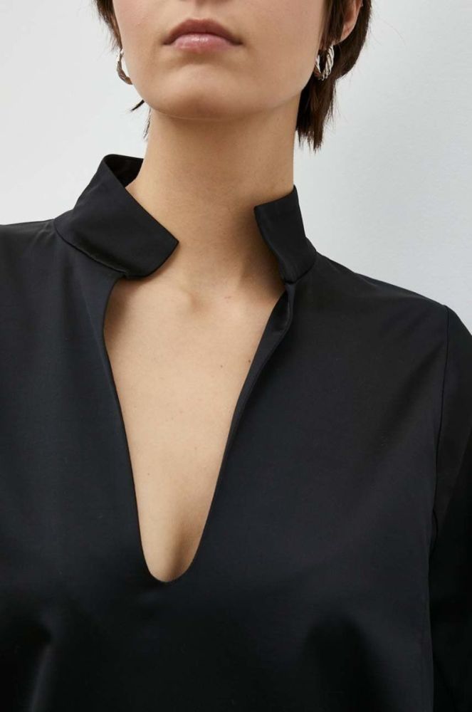 Вовняна сукня By Malene Birger колір чорний mini oversize фото 6