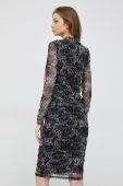 Сукня Dkny колір чорний midi облягаюча (2874141)