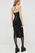 Сукня Twinset колір чорний mini облягаюча (2911638)