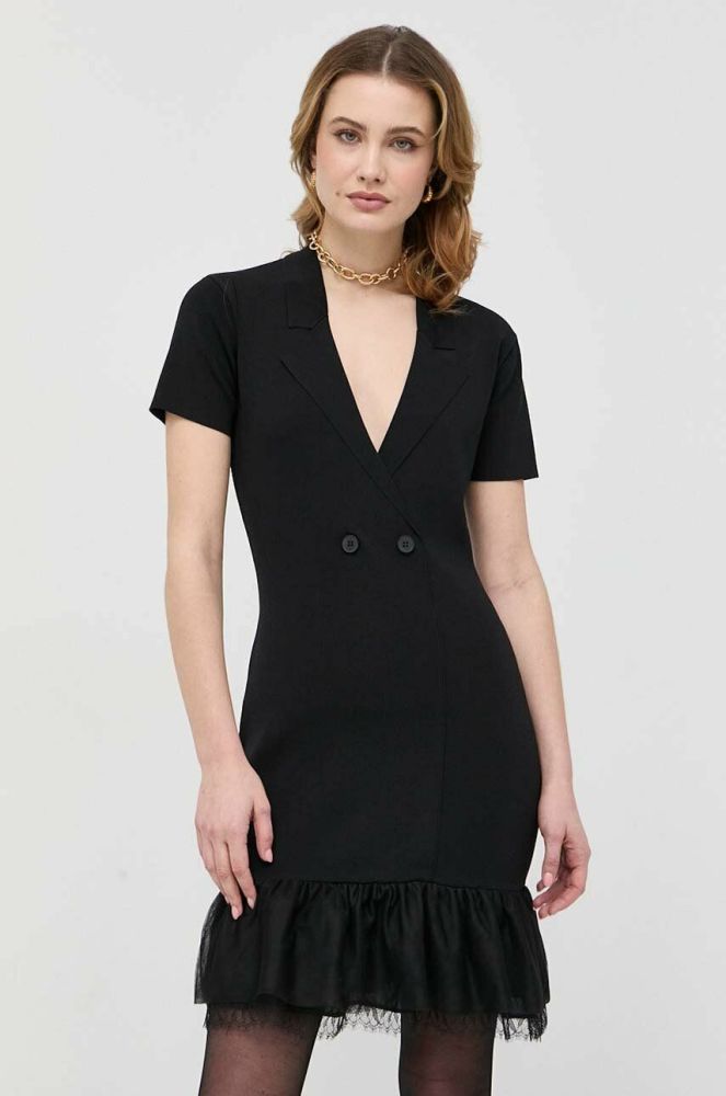 Сукня Twinset колір чорний mini облягаюча (3001009)