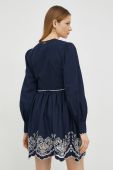 Сукня Twinset колір синій mini розкльошена