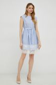 Сукня Twinset mini розкльошена колір блакитний