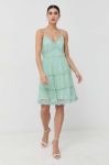 Сукня Twinset колір зелений mini розкльошена (3009250)