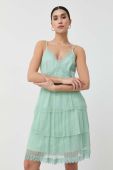 Сукня Twinset колір зелений mini розкльошена (3009250)