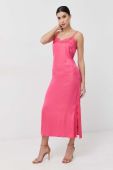 Сукня Twinset колір рожевий midi пряма