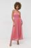Сукня Twinset колір рожевий maxi розкльошена (3023148)