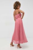 Сукня Twinset колір рожевий maxi розкльошена (3023148)