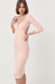 Сукня Elisabetta Franchi колір рожевий mini облягаюча (3167386)