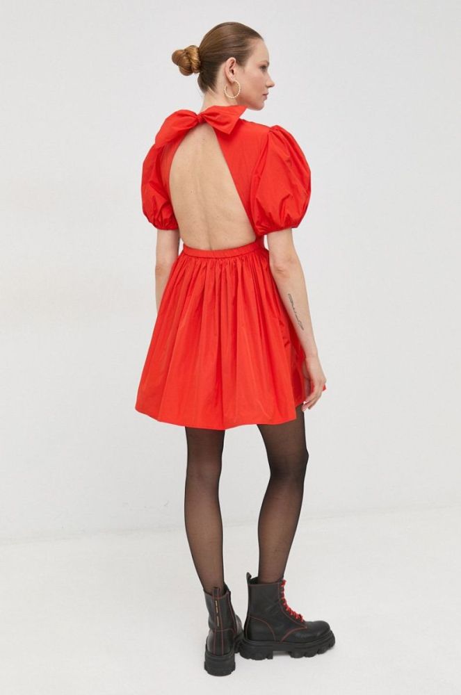 Сукня Red Valentino колір помаранчевий mini розкльошена фото 3