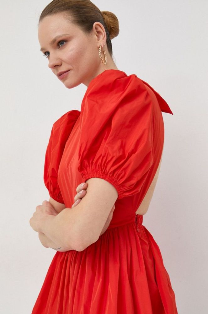 Сукня Red Valentino колір помаранчевий mini розкльошена фото 6