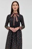Шовкова сукня Red Valentino колір чорний maxi розкльошена