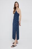Сукня Pepe Jeans Pala колір синій maxi розкльошена