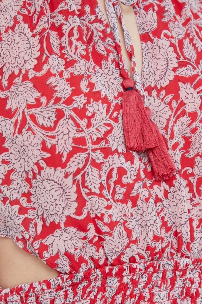 Сукня Pepe Jeans Batilde колір червоний mini розкльошена фото 5