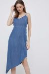 Джинсова сукня Pepe Jeans Dani mini пряма колір блакитний
