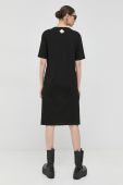 Бавовняна сукня Armani Exchange колір чорний mini пряма (2940165)
