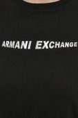 Бавовняна сукня Armani Exchange колір чорний mini пряма (2940165)