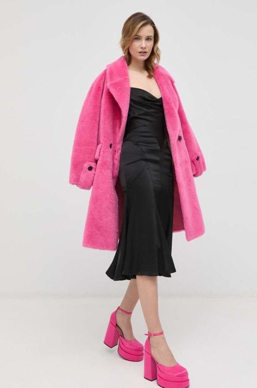 Сукня Trussardi колір чорний midi пряма фото 2