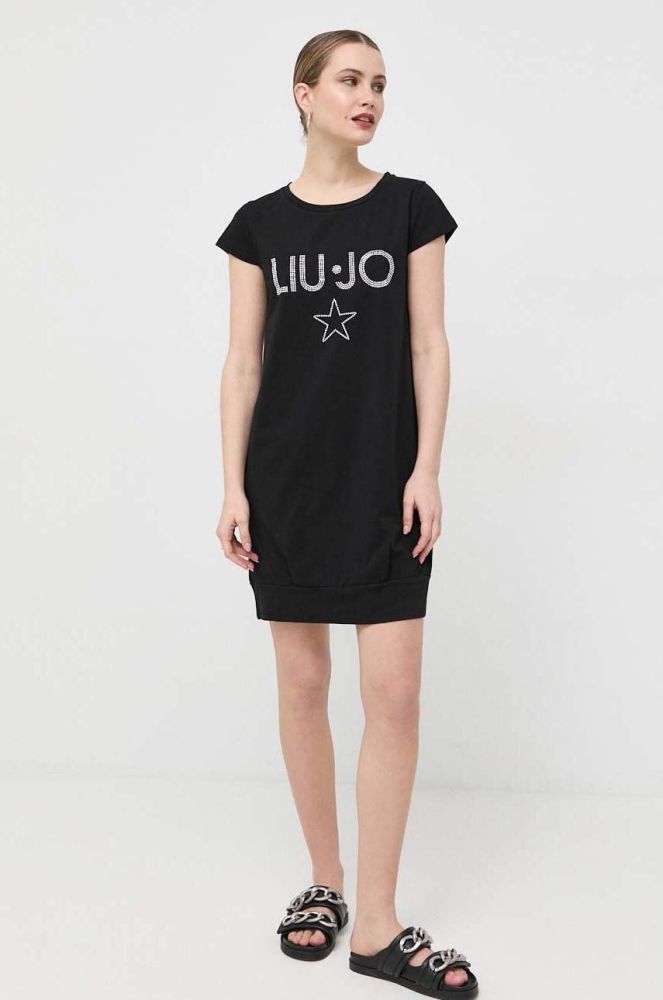 Сукня Liu Jo колір чорний mini пряма (3090529)