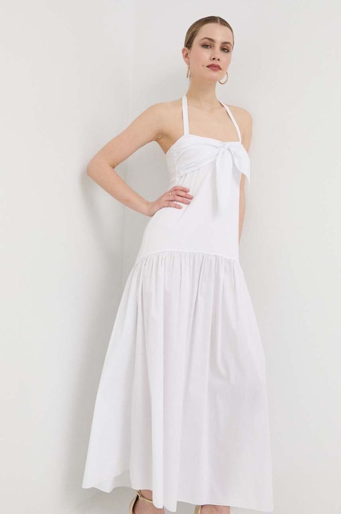 Сукня Liu Jo колір білий maxi розкльошена (3117647)