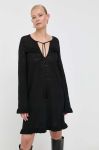 Сукня Twinset колір чорний mini oversize