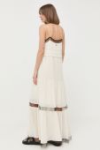 Сукня Twinset колір бежевий maxi розкльошена (3167413)