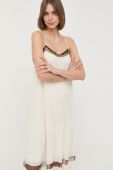 Сукня Twinset колір бежевий maxi розкльошена (3167413)