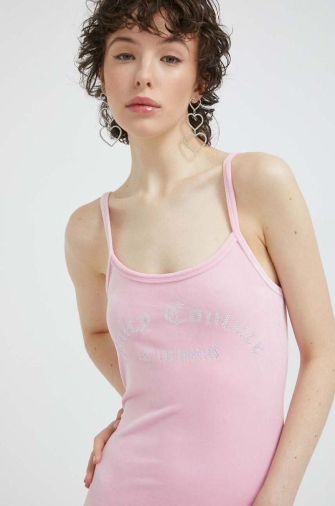 Сукня Juicy Couture колір рожевий mini облягаюча (3090588) фото 4