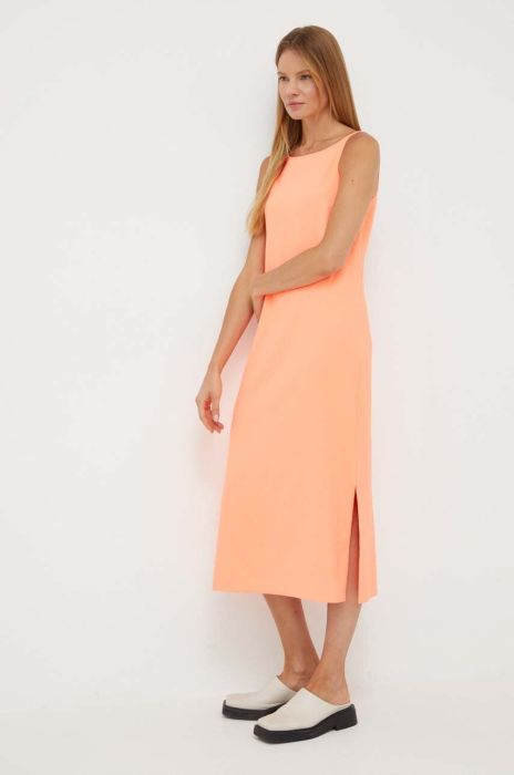 Сукня Drykorn колір помаранчевий midi пряма