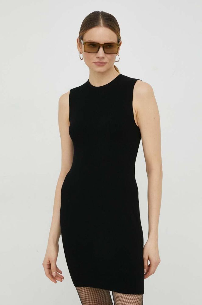 Сукня Drykorn колір чорний mini облягаюча