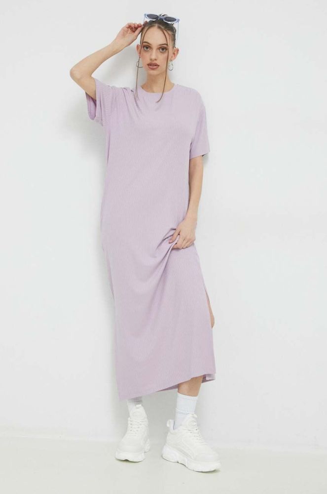 Сукня Fila колір фіолетовий maxi пряма (3020004)