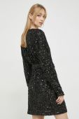 Сукня Rotate колір чорний mini пряма (2917508)