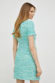 Сукня Luisa Spagnoli колір бірюзовий mini облягаюча