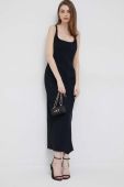Сукня Emporio Armani колір чорний midi пряма