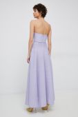 Сукня Emporio Armani колір фіолетовий maxi облягаюча
