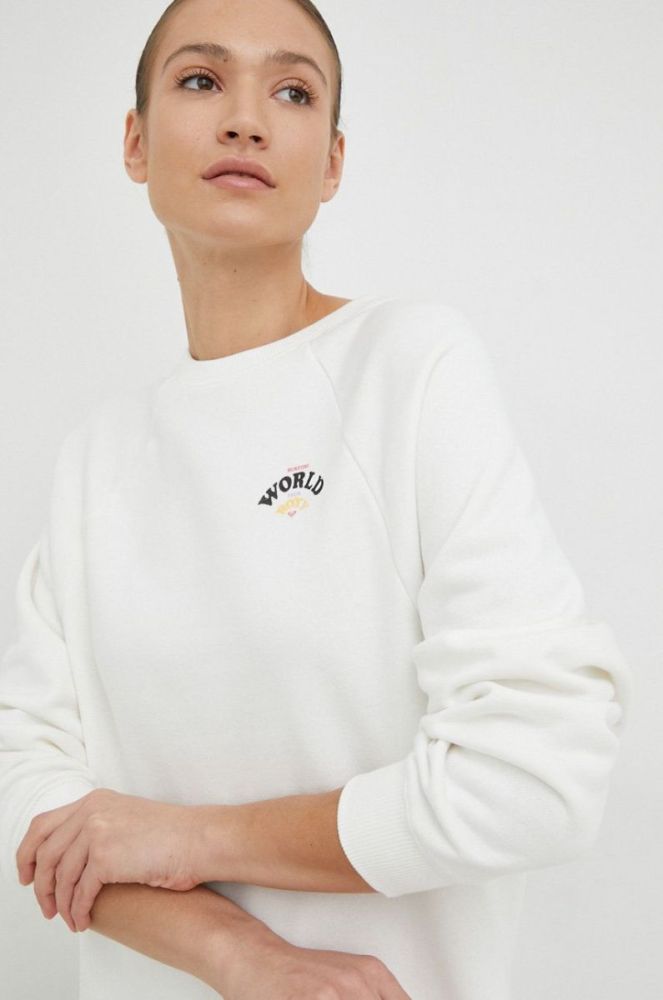 Сукня Roxy колір білий mini oversize фото 3