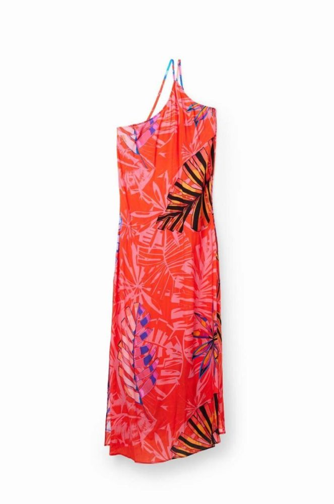 Сукня Desigual колір червоний maxi пряма фото 5