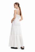 Сукня Desigual колір білий maxi пряма (3145031)