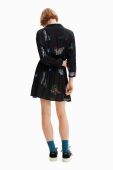 Сукня Desigual колір чорний mini пряма (3053398)