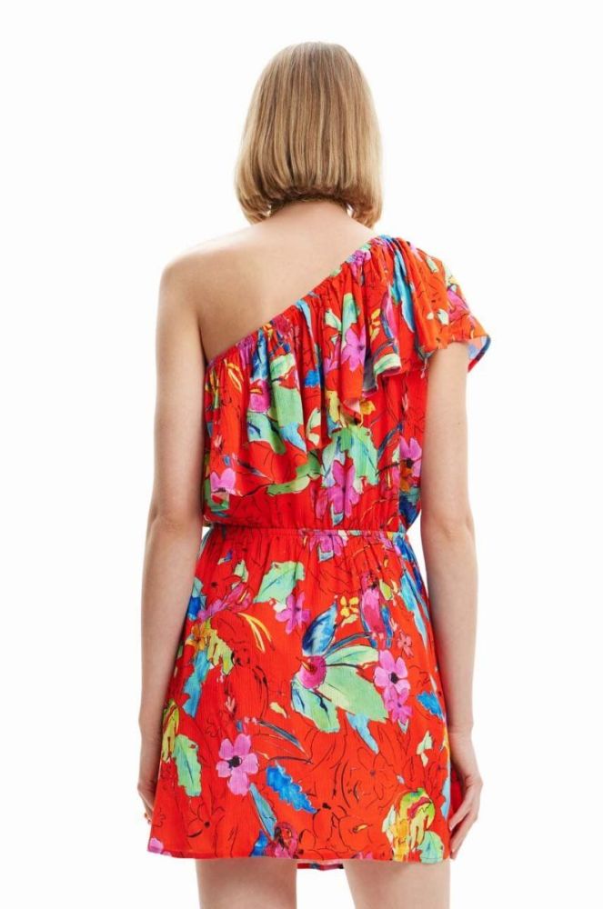 Сукня Desigual колір червоний mini пряма (3145055) фото 4