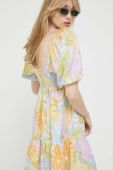 Сукня Billabong mini розкльошена колір барвистий (3159469)