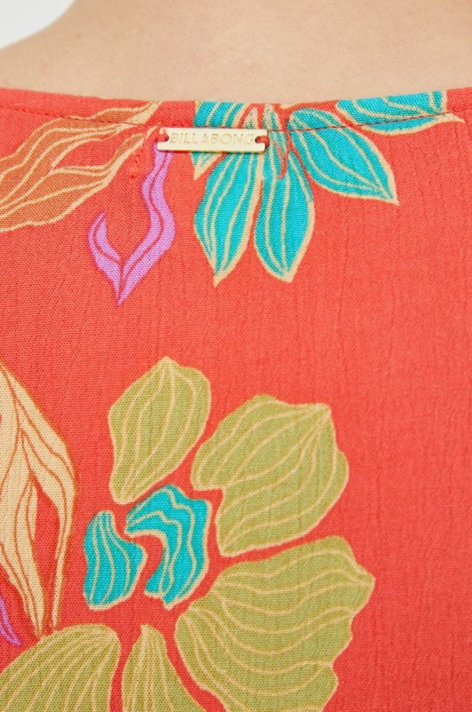 Сукня Billabong колір червоний mini пряма фото 6