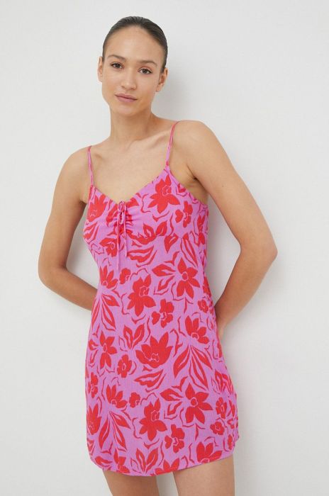Сукня Billabong колір фіолетовий mini пряма