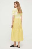 Сукня Pennyblack колір жовтий midi розкльошена