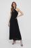 Сукня Sisley колір чорний maxi oversize
