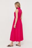 Сукня Max Mara Leisure колір рожевий maxi розкльошена