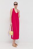 Сукня Max Mara Leisure колір рожевий midi пряма (2990942)